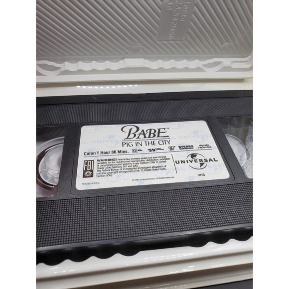Lot of 2 VHS Babe The Original And Babe Pig in the City VHS Tape Full Length VHS - Picture 6 of 7
